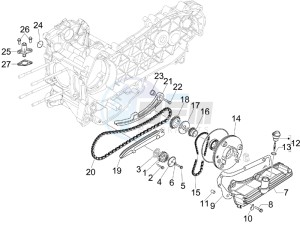 S 150 4T 2V E3 Taiwan drawing Oil pump