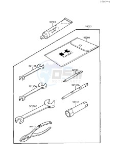 JF 650 A [X2] (A3) [X2] drawing OWNERS TOOLS