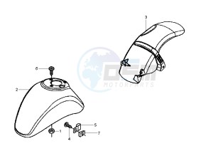 LX 125 drawing Fender