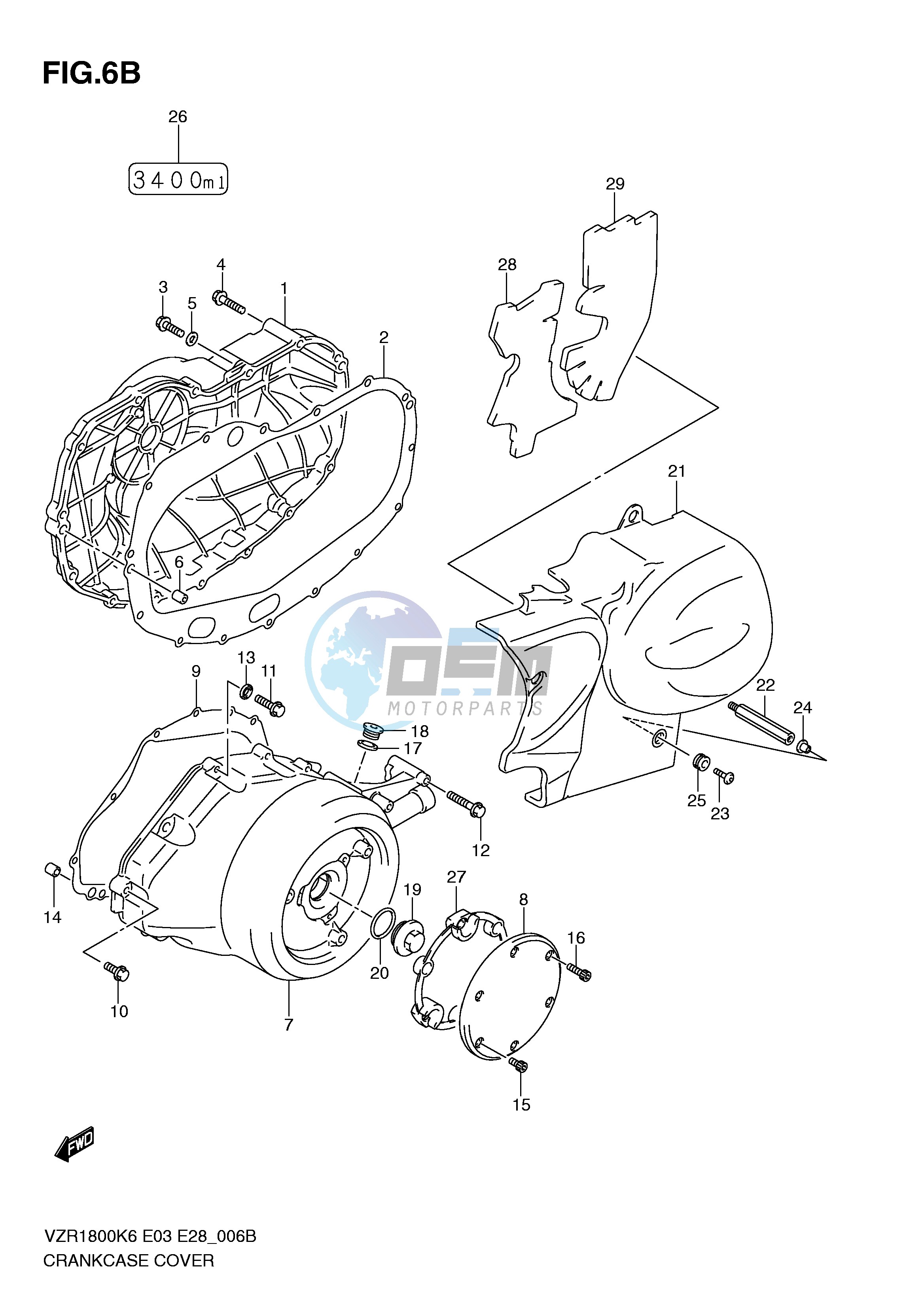 CRANKCASE COVER (MODEL L0)