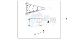 CBR1000RR9 Australia - (U / PSW) drawing TANK BAG