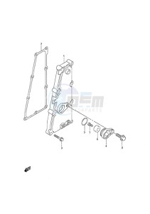 DF 90A drawing Exhaust Cover