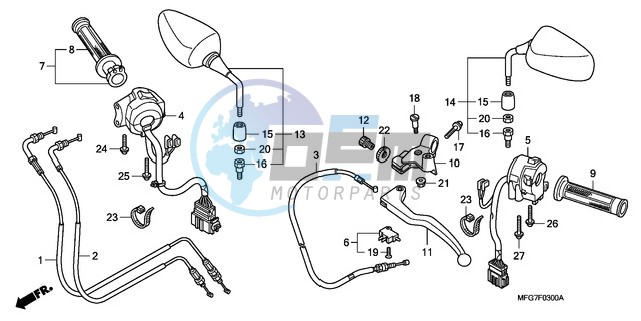 HANDLE LEVER/SWITCH/ CABLE