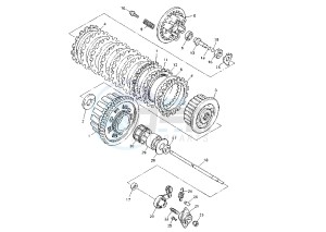 FZS FAZER 600 drawing CLUTCH