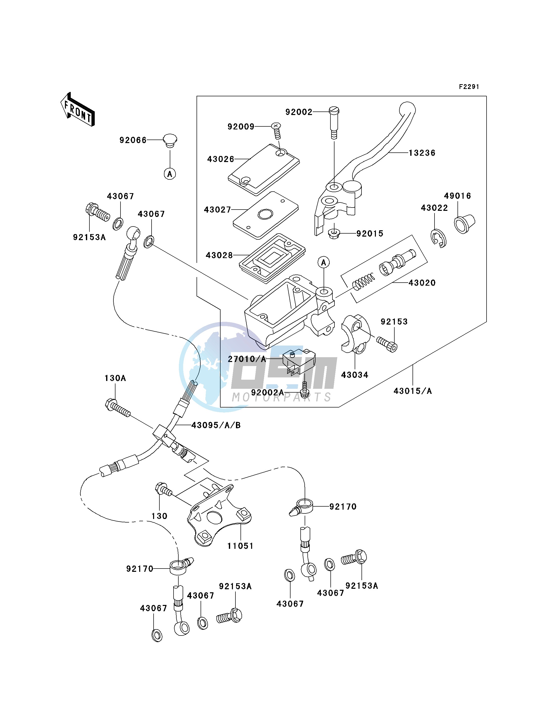 FRONT MASTER CYLINDER