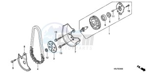 FES1259 France - (F / CMF 2F) drawing OIL PUMP