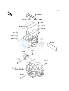 KLF300 4x4 KLF300C6F EU GB drawing Frame Fittings