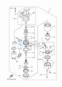 FL250DETX drawing STARTER-MOTOR