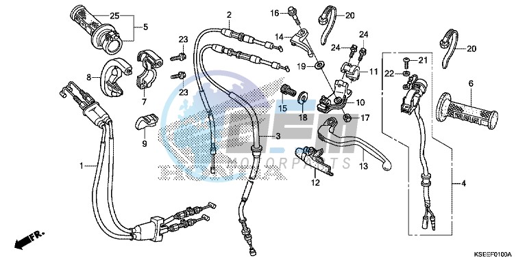 HANDLE LEVER/SWITCH/CABLE