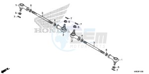 TRX500FM6F TRX500FM Australia - (U) drawing TIE ROD