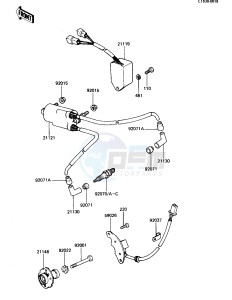 KZ 440 G (G1) drawing IGNITION