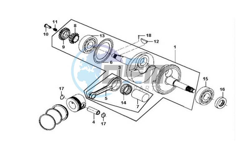 CRANKSHAFT / PISTON / PISTON RING