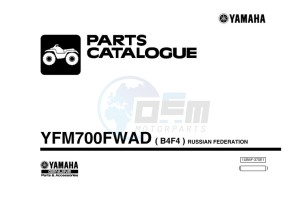 YFM700FWAD GRIZZLY 700 EPS (B4F4) drawing Infopage-1