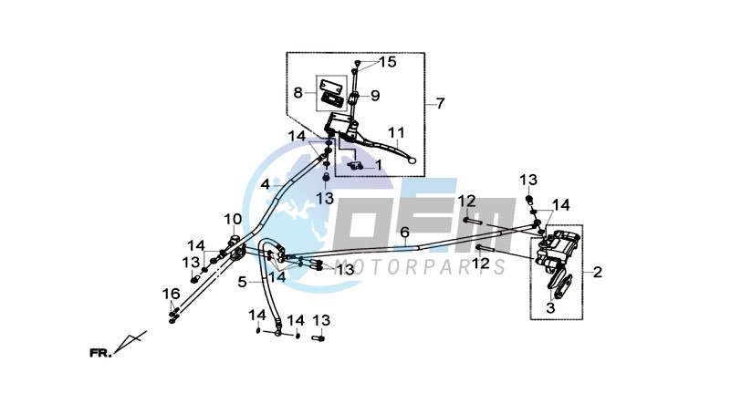 REAR BRAKE CALIPER / BRAKE MOUNT