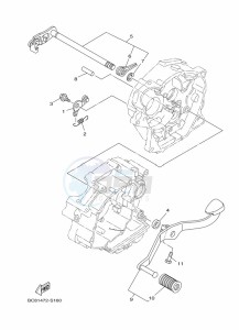 YBR125E YBR125 (BN9F) drawing SHIFT SHAFT