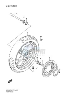 GSX-250 RA drawing FRONT WHEEL (GW250RAZL8 P21)