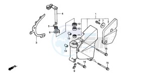 XL1000V VARADERO drawing LEFT CRANKCASE COVER/ WATER PUMP