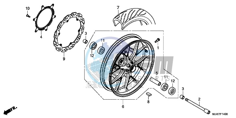 FRONT WHEEL