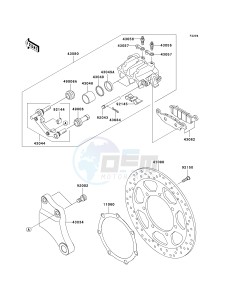 VN 2000 G [VULCAN 2000] (8F-9F) 0G9F drawing REAR BRAKE