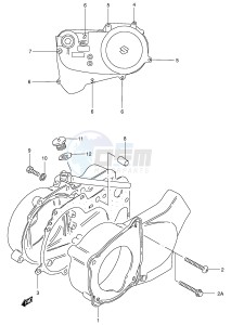 LT50 (P1) drawing CRANKCASE COVER