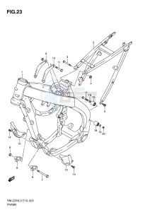 RM-Z250 (E19) drawing FRAME