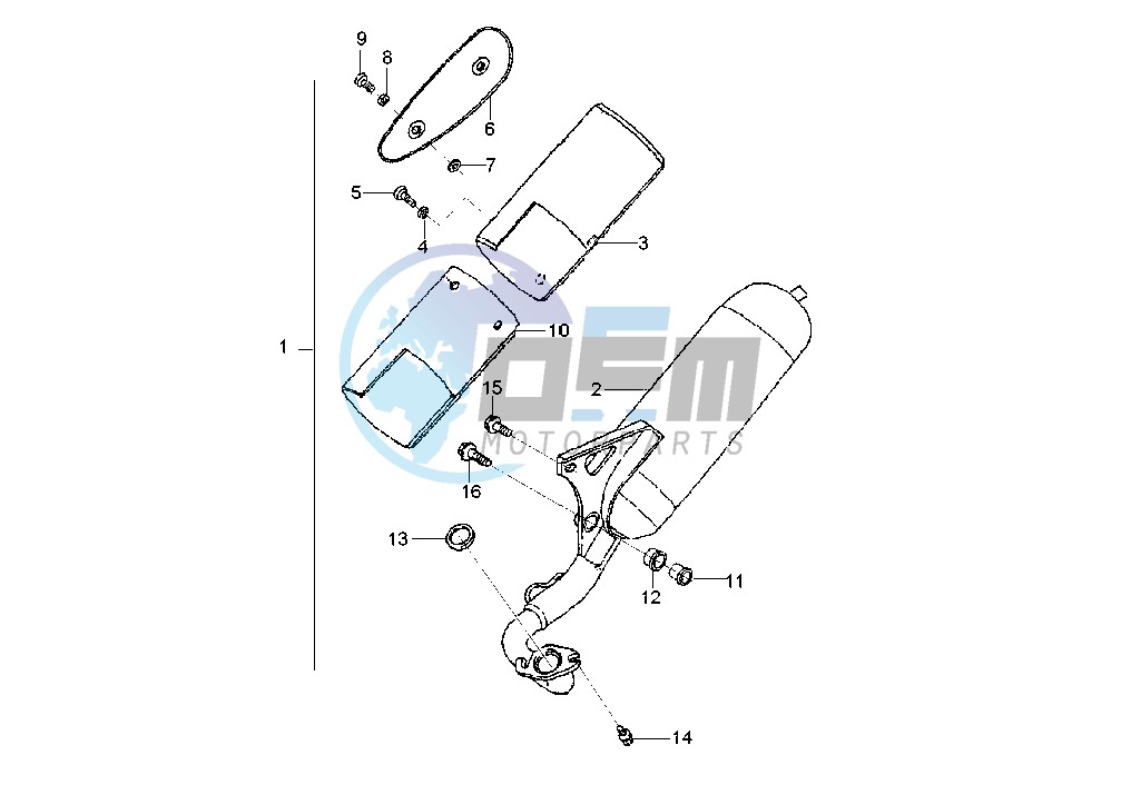 EXHAUST CATALYTIC MY00-01