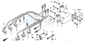 GL1500CD drawing IGNITION COIL