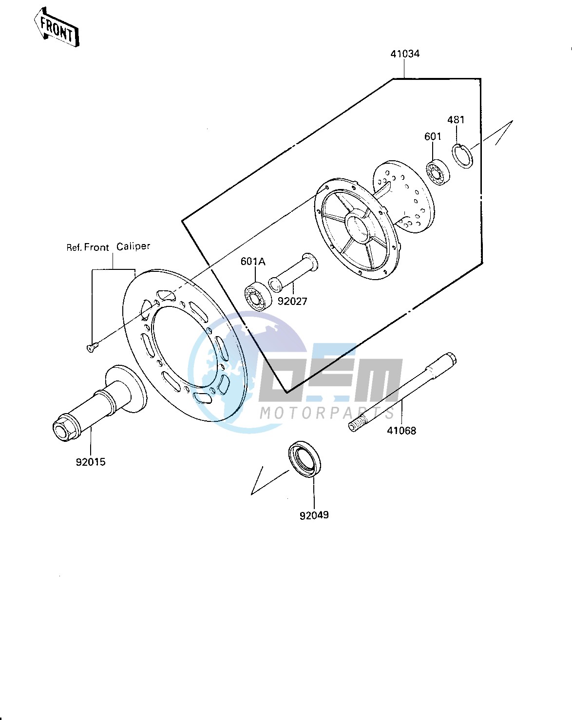 FRONT HUB