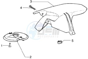 Stalker 50 drawing Front and rear mudguard