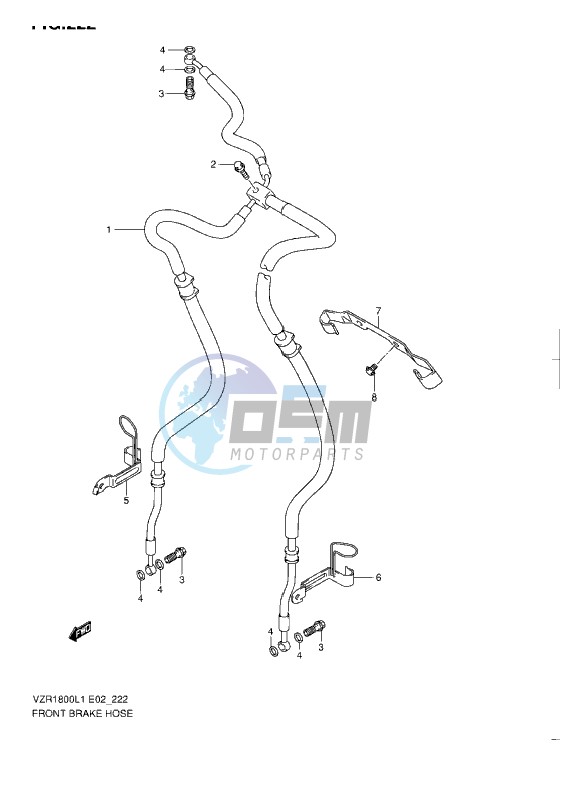 FRONT BRAKE HOSE