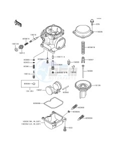 ZG 1000 A [CONCOURS] (A10-A14) [CONCOURS] drawing CARBURETOR PARTS