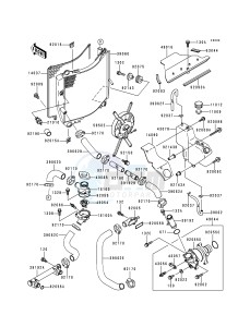 ZX 900 B [NINJA ZX-9R] (B4) [NINJA ZX-9R] drawing RADIATOR