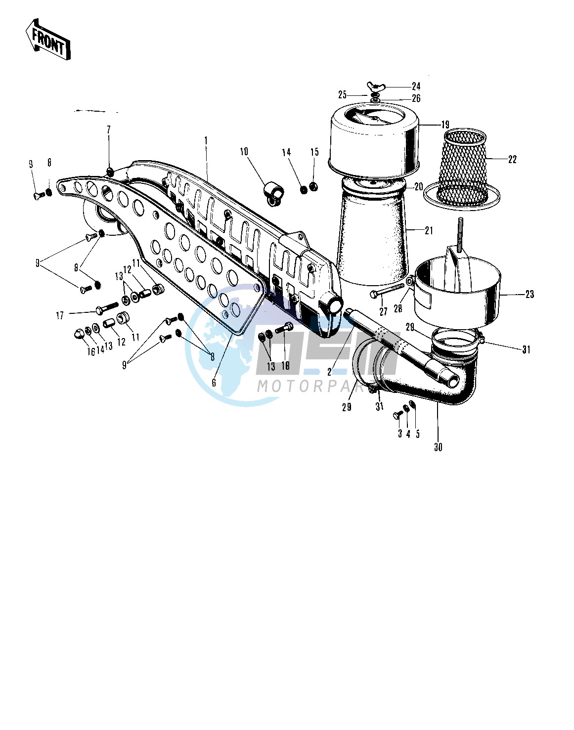 AIR CLEANER_MUFFLER -- 71-72 F8_F8-A- -