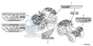 TRX500FA5G TRX500FA Europe Direct - (ED) drawing MARK/ EMBLEM