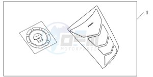 CBF1000A9 Europe Direct - (ED) drawing TANKPAD / FUEL LID COVER