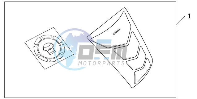 TANKPAD / FUEL LID COVER