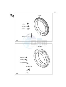 VULCAN 900 CUSTOM VN900CCFA GB XX (EU ME A(FRICA) drawing Tires