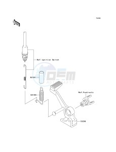 ZR 750 L [Z750 AU] (L7F-L8F) L7F drawing BRAKE PEDAL