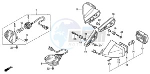 CBR600SE drawing WINKER