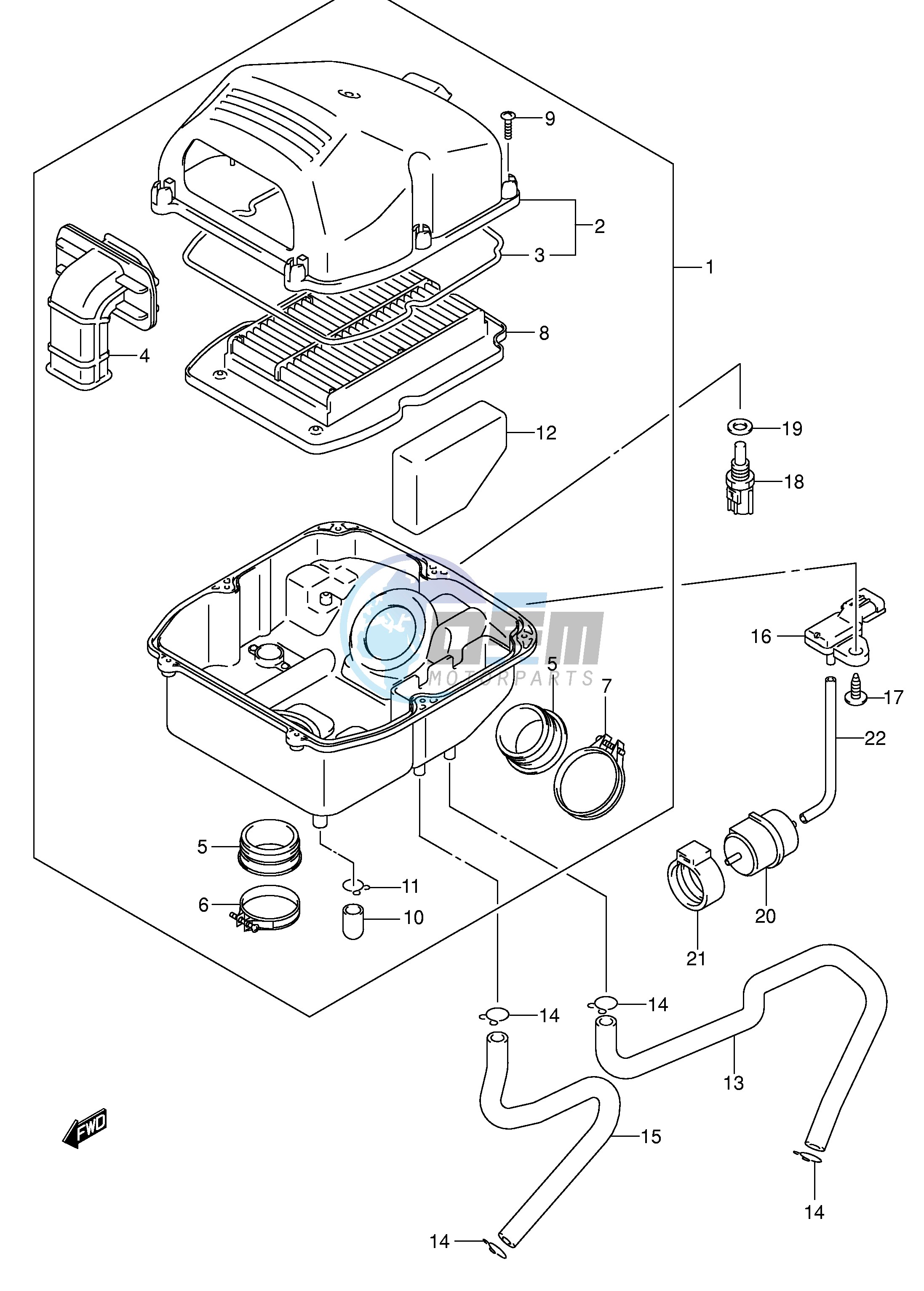 AIR CLEANER (MODEL K3 K4 K5 K6)