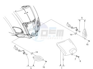 LX 50 2T drawing Tail light - Turn signal lamps