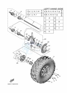 YXE850EN YX85EPAP (BANU) drawing FRONT WHEEL