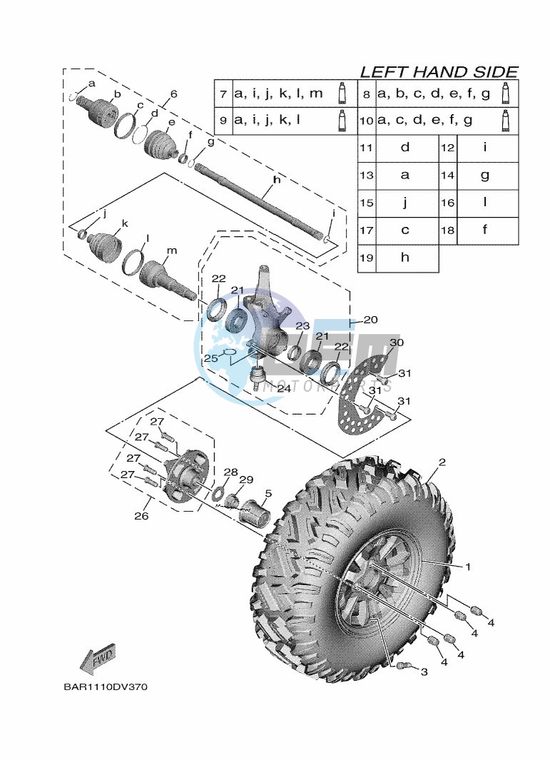 FRONT WHEEL