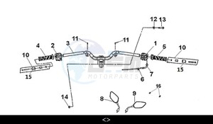 JOYRIDE 300 16 (LJ30W2-EU) (M2) drawing STRG. HANDLE