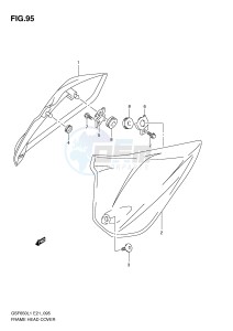 GSF650 (E21) Bandit drawing FRAME HEAD COVER (GSF650L1 E21)