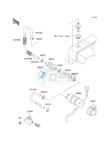 KAF 620 J [MULE 3010 TRANS4X4] (J6J-J8F) J6F drawing FUEL PUMP