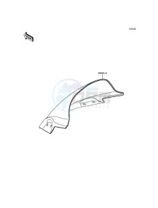 NINJA_300 EX300ADF XX (EU ME A(FRICA) drawing Accessory(Windshield)