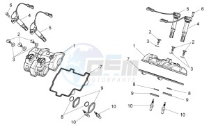 RSV4 1000 APRC Factory ABS (AU, CA, EU, J, RU, USA) drawing Valves cover