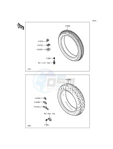 VULCAN 900 CUSTOM VN900CDF GB XX (EU ME A(FRICA) drawing Tires