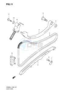 AN650Z ABS BURGMAN EXECUTIVE EU drawing CAM CHAIN